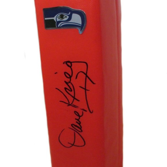 Dave Krieg Seattle Seahawks Signed Football Pylon - Picture 5 of 7